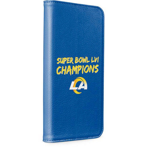 NFL Super Bowl LVI Champions Rams iPhone 15 Folio Case