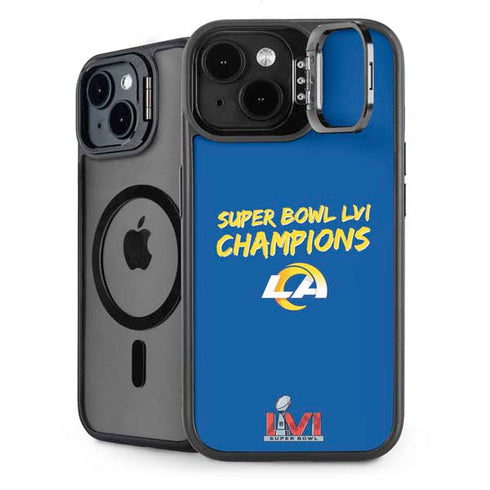 NFL Super Bowl LVI Champions Rams iPhone 15 Plus Kickstand Case