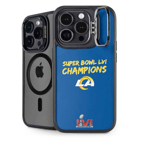 NFL Super Bowl LVI Champions Rams iPhone 15 Pro Kickstand Case