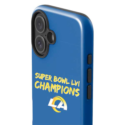 NFL Super Bowl LVI Champions Rams iPhone 16 Impact Case