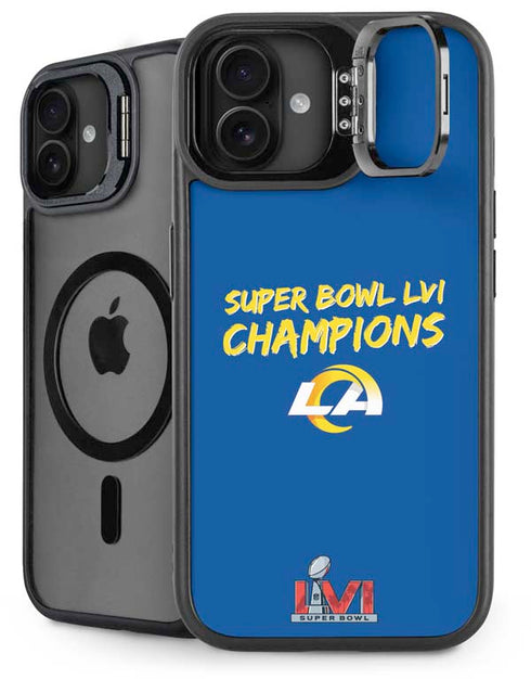 NFL Super Bowl LVI Champions Rams iPhone 16 Plus Kickstand Case