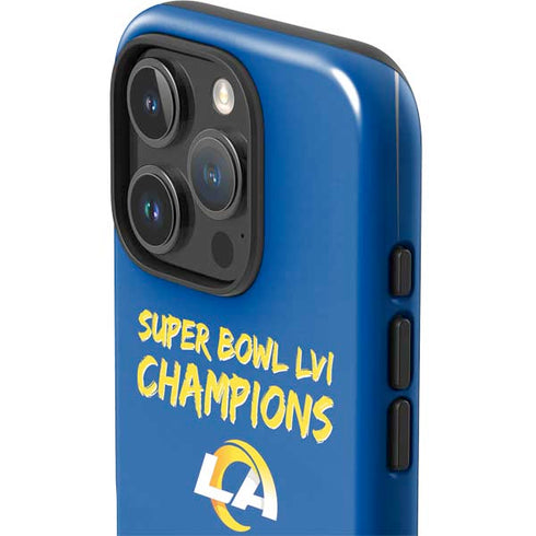 NFL Super Bowl LVI Champions Rams iPhone 16 Pro Max Impact Case