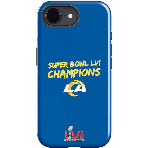 NFL Super Bowl LVI Champions Rams iPhone 16e Impact Case