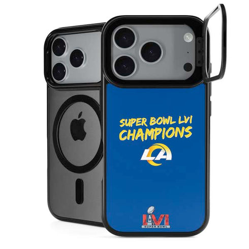 NFL Super Bowl LVI Champions Rams iPhone 18 Pro Kickstand Case