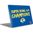 NFL Super Bowl LVI Champions Rams Apple MacBook Air Skin
