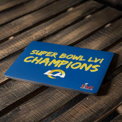 NFL Super Bowl LVI Champions Rams Apple MacBook Air Skin
