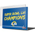 NFL Super Bowl LVI Champions Rams MacBook Pro 14in (2021-24) Case plus Skin