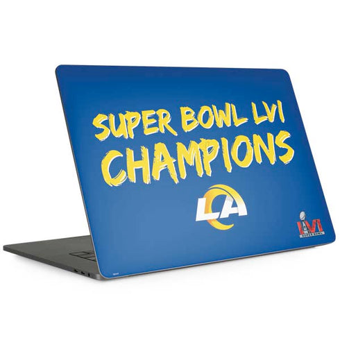NFL Super Bowl LVI Champions Rams MacBook Skins