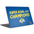 NFL Super Bowl LVI Champions Rams MacBook Skins