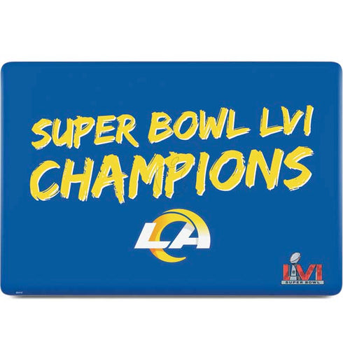 NFL Super Bowl LVI Champions Rams MacBook Skins