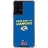 NFL Super Bowl LVI Champions Rams Moto G Power 5G (2024) Clear Case