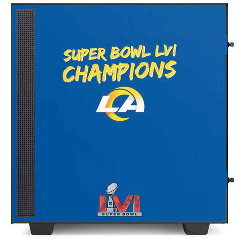 NFL Super Bowl LVI Champions Rams NZXT H510 Compact ATX Mid-Tower Case Skin