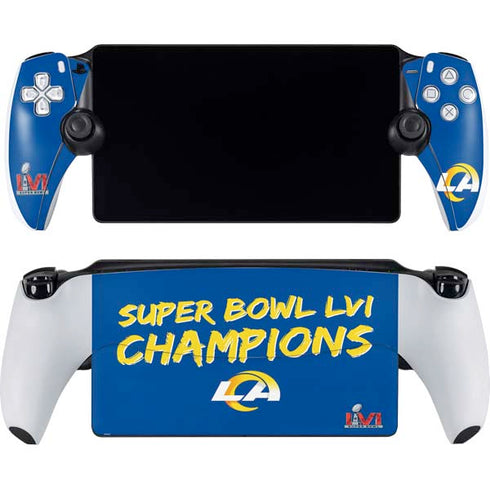 NFL Super Bowl LVI Champions Rams PlayStation Portal Remote Player Skin
