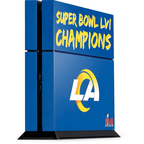 NFL Super Bowl LVI Champions Rams PlayStation PS4 Skins