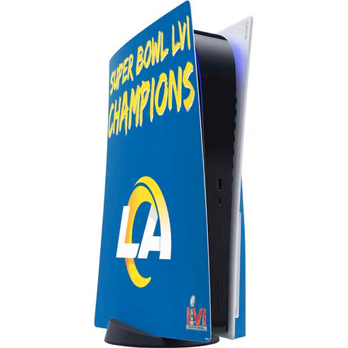NFL Super Bowl LVI Champions Rams PlayStation PS5 Skins
