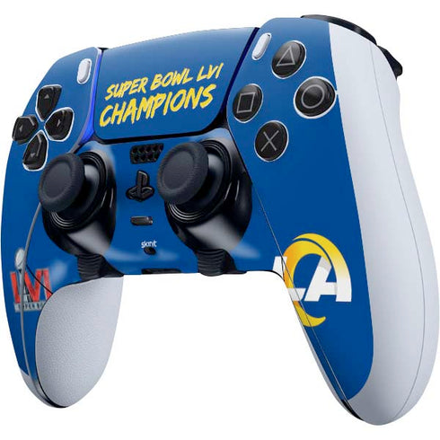 NFL Super Bowl LVI Champions Rams PS5 DualSense Edge Pro Controller Skin
