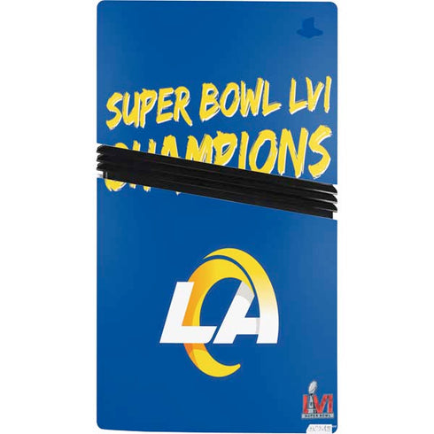 NFL Super Bowl LVI Champions Rams PS5 Pro Bundle Skin
