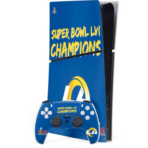 NFL Super Bowl LVI Champions Rams PlayStation PS5 Skins