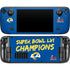 NFL Super Bowl LVI Champions Rams Steam Deck Handheld Gaming Computer OLED Skin
