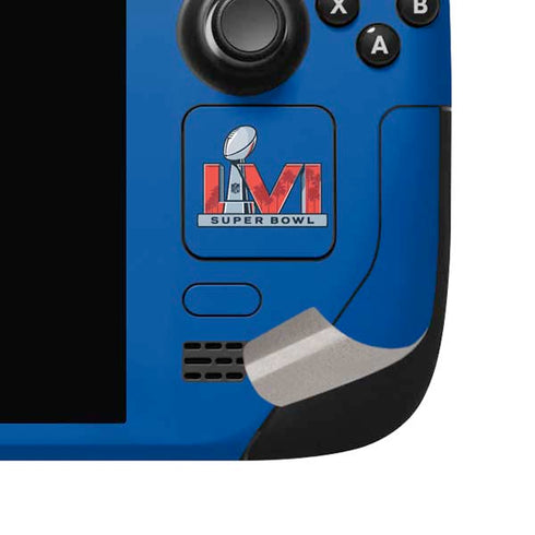 NFL Super Bowl LVI Champions Rams Steam Deck Handheld Gaming Computer OLED Skin