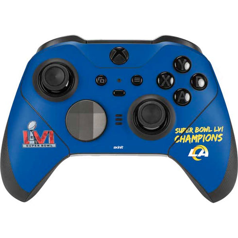 NFL Super Bowl LVI Champions Rams Xbox Elite Wireless Controller Series 2 Skin