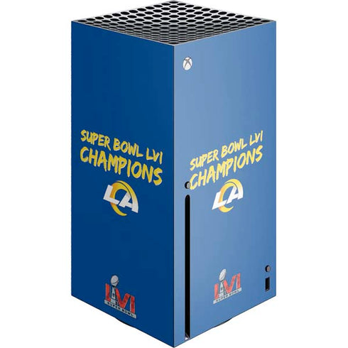 NFL Super Bowl LVI Champions Rams Xbox Series X Skins