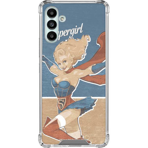 DC Comics Bombshells Supergirl Galaxy A13 5G Clear Case