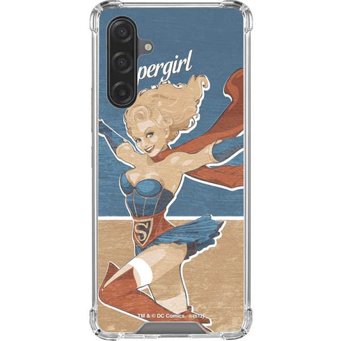 DC Comics Bombshells Supergirl Galaxy A17 Clear Case