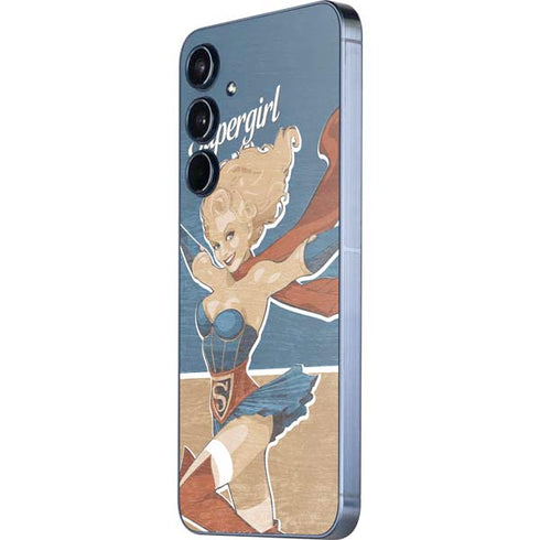 DC Comics Bombshells Supergirl Galaxy A35 5G Skin