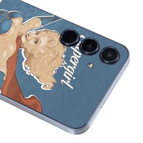 DC Comics Bombshells Supergirl Galaxy A35 5G Skin