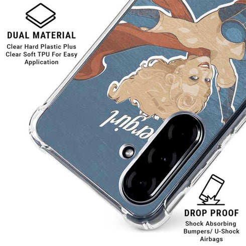 DC Comics Bombshells Supergirl Galaxy A36 5G Clear Case