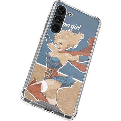 DC Comics Bombshells Supergirl Galaxy S24 FE Clear Case