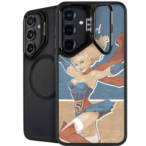 DC Comics Bombshells Supergirl Galaxy S24 FE Kickstand Case