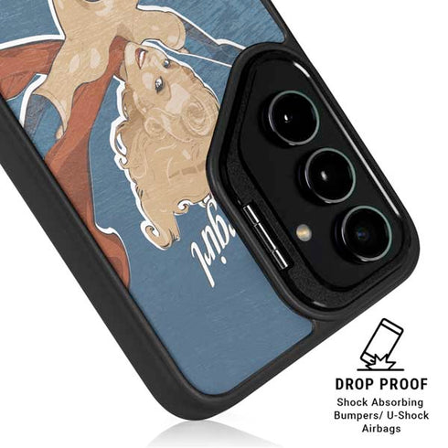 DC Comics Bombshells Supergirl Galaxy S24 Plus Kickstand Case