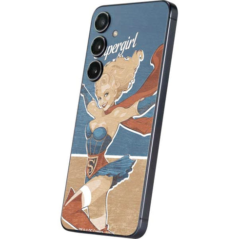 DC Comics Bombshells Supergirl Galaxy S25 Plus Skin