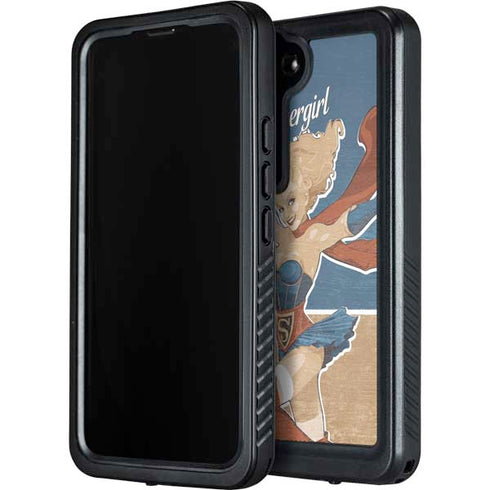 DC Comics Bombshells Supergirl Galaxy S24 Plus Waterproof Case