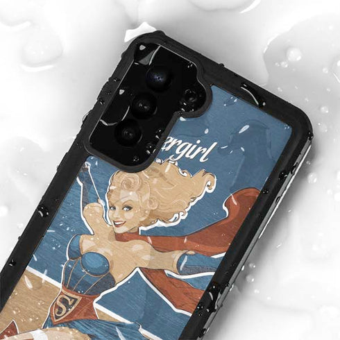 DC Comics Bombshells Supergirl Galaxy S24 Plus Waterproof Case