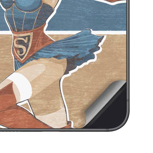 DC Comics Bombshells Supergirl Galaxy S25 Skin