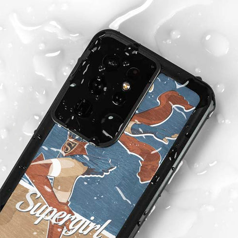 DC Comics Bombshells Supergirl Galaxy S24 Ultra Waterproof Case