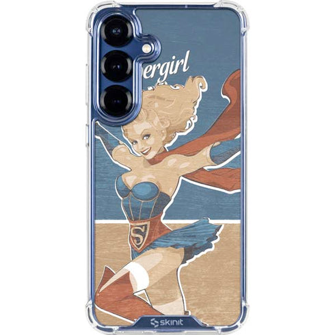 DC Comics Bombshells Supergirl Galaxy S25 Plus Clear Case