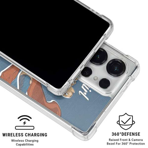 DC Comics Bombshells Supergirl Galaxy S25 Ultra Clear Case