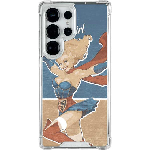 DC Comics Bombshells Supergirl Galaxy S26 Ultra Clear Case