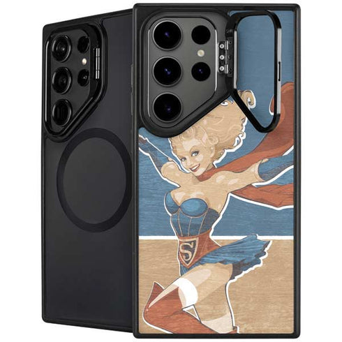 DC Comics Bombshells Supergirl Galaxy S26 Ultra Kickstand Case