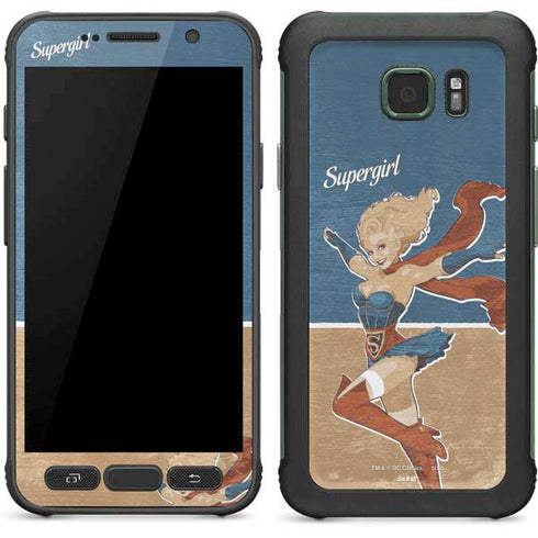 DC Comics Bombshells Supergirl Galaxy S7 Active Skin