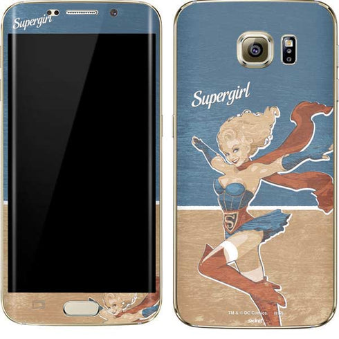 DC Comics Bombshells Supergirl Galaxy S7 Edge Skin