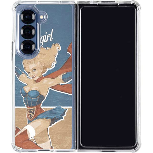 DC Comics Bombshells Supergirl Galaxy Z Fold6 Clear Case