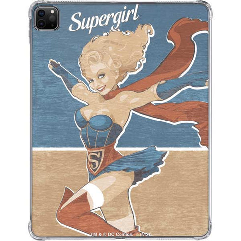 DC Comics Bombshells Supergirl iPad Pro 11in (2024) Clear Case