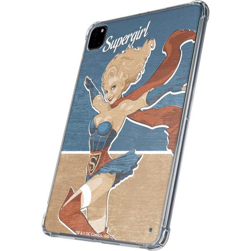 DC Comics Bombshells Supergirl iPad Pro 11in (2024) Clear Case