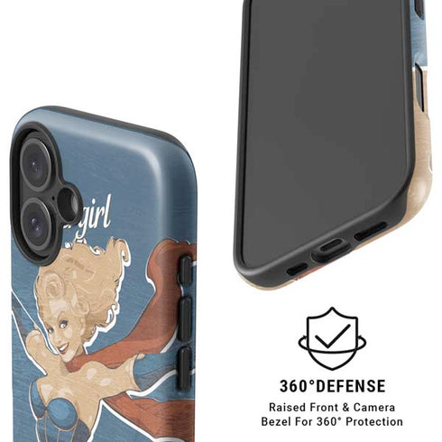 DC Comics Bombshells Supergirl iPhone 16 Magsafe Impact Case