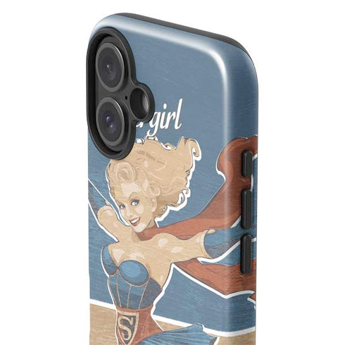 DC Comics Bombshells Supergirl iPhone 16 Plus Impact Case